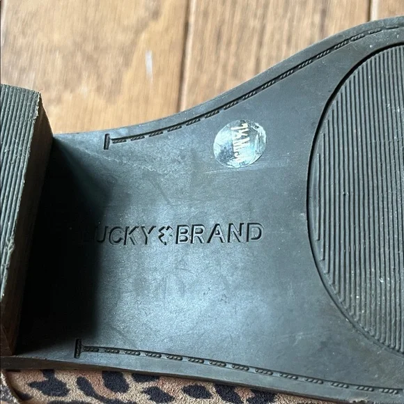 Lucky Brand Animal Print Ankle Boots - Picture 2 of 9